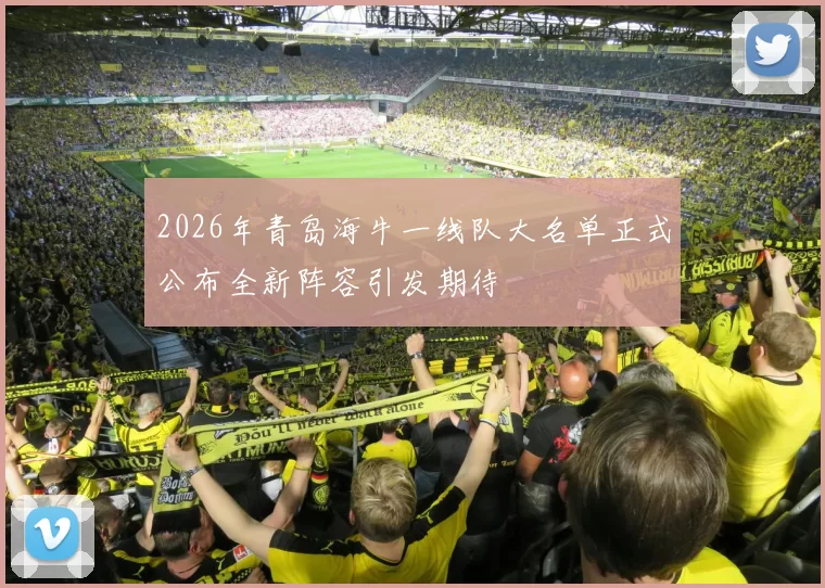 2026年青岛海牛一线队大名单正式公布全新阵容引发期待